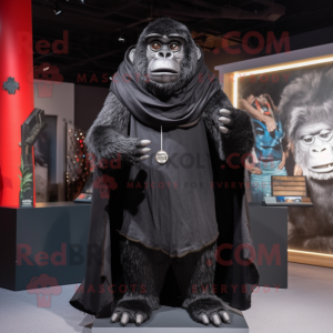 Black Gorilla mascotte...