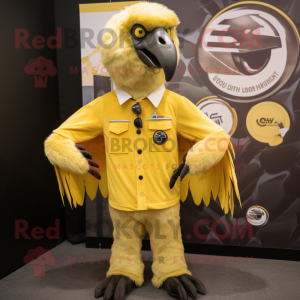 Yellow Vulture mascotte...