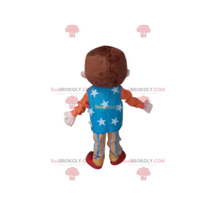 Little boy mascot with a circus outfit - Redbrokoly.com