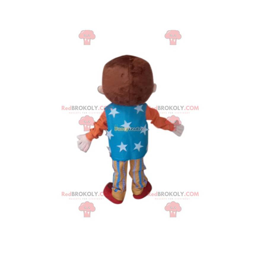 Mascota de niño pequeño con un traje de circo - Redbrokoly.com