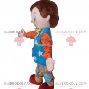 Mascotte del ragazzino con un vestito da circo - Redbrokoly.com