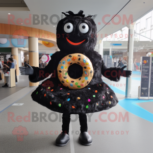 Black Donut mascotte...