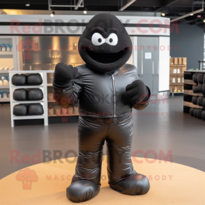 Black Boxing Glove mascotte...