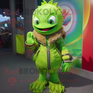 Personagem de mascote Lime...