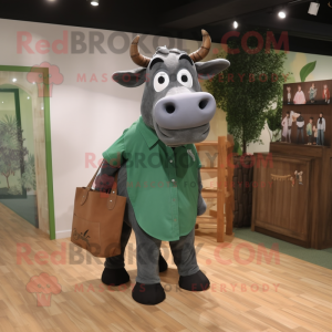 Forest Green Zebu maskot...