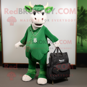 Forest Green Zebu mascotte...