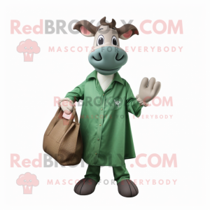 Forest Green Zebu maskot...