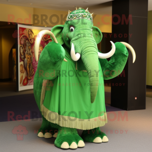 Green Mammoth mascotte...