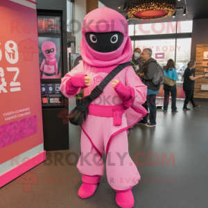 Roze Gi Joe mascotte...