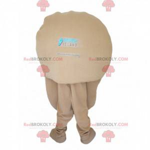 Beige ear mascot. Beige ear suit - Redbrokoly.com