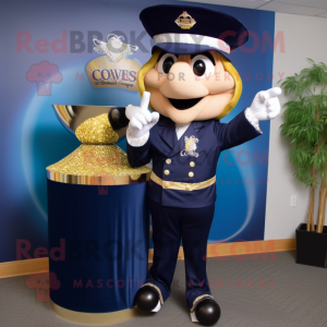 Postava maskota Navy Pot Of...