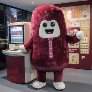 Maroon Ice Cream mascotte...