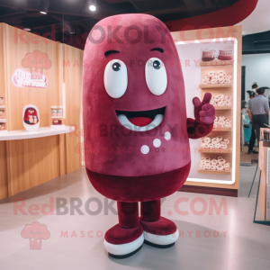 Maroon Ice Cream mascotte...