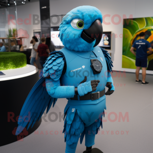 Sky Blue Macaw mascotte...