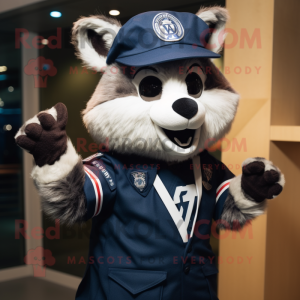 Navy Raccoon mascotte...