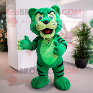 Green Tiger mascotte...