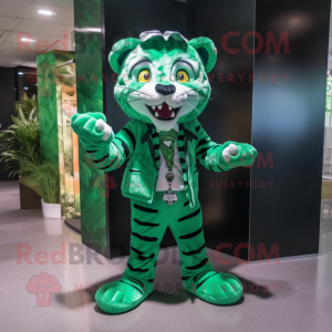 Green Tiger mascotte...