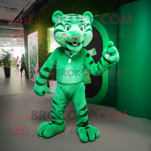 Green Tiger mascotte...