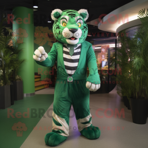 Green Tiger mascotte...