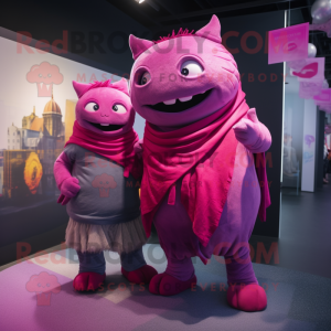 Magenta Ogre mascotte...