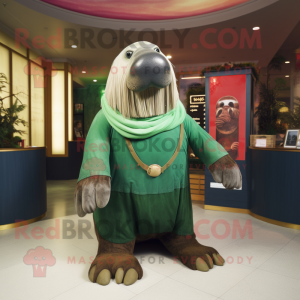 Forest Green Walrus maskot...