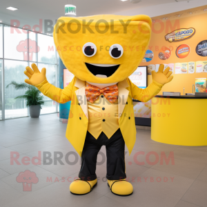 Gul Tacos maskot kostume...