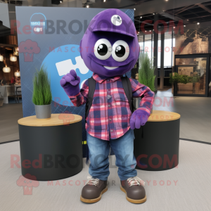 Purple Grenade mascotte...