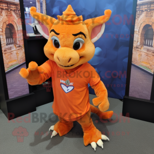 Orange Gargoyle maskot...