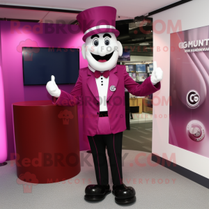 Magenta Guinness maskot...