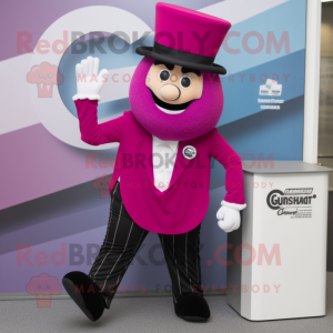 Magenta Guinness maskot...