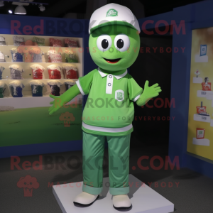 Postava maskota Green Bean...