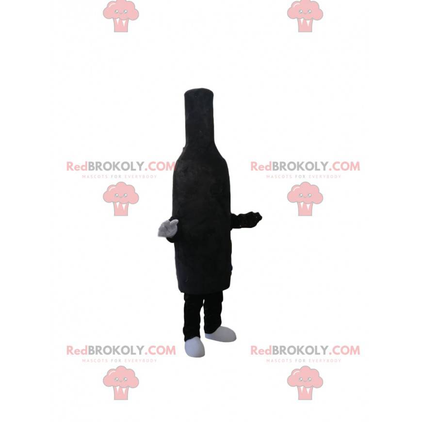 Svart sammetflaskmaskot - Redbrokoly.com
