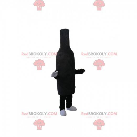 Czarna maskotka butelka z aksamitu - Redbrokoly.com