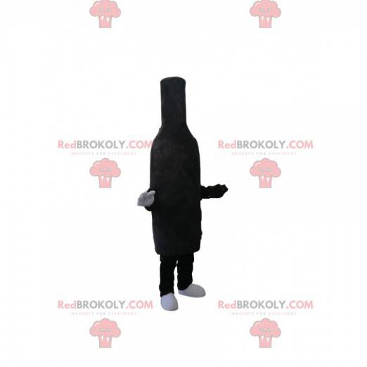 Mascote de garrafa de veludo preto - Redbrokoly.com