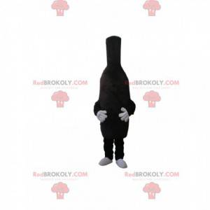 Mascote de garrafa de veludo preto - Redbrokoly.com