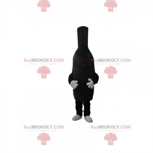 Mascote de garrafa de veludo preto - Redbrokoly.com