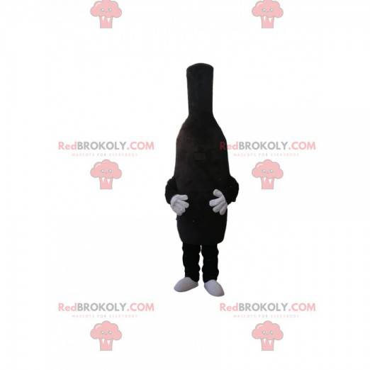 Mascotte zwart fluwelen fles - Redbrokoly.com