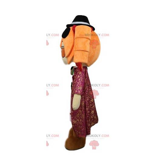 Mascotte bambina con riccioli inglesi - Redbrokoly.com