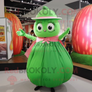  Melon w kostiumie maskotki...