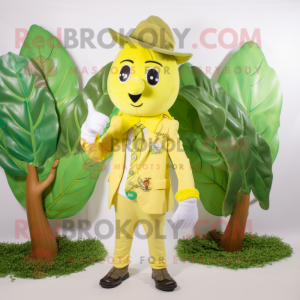 Sitrongul bønnestilk maskot...