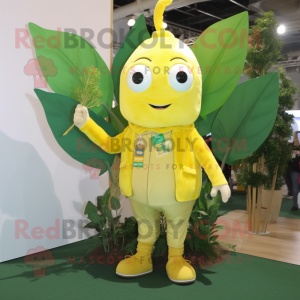 Sitrongul bønnestilk maskot...