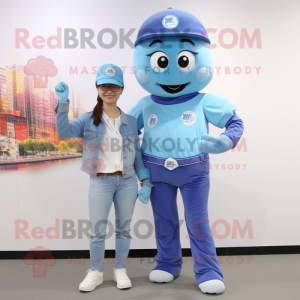 Sky Blue Alliance maskot...