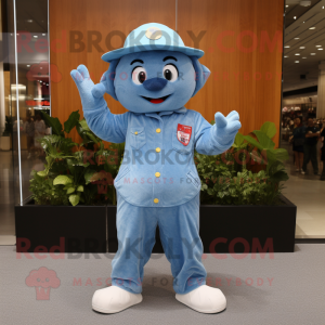 Postava maskota Sky Blue...