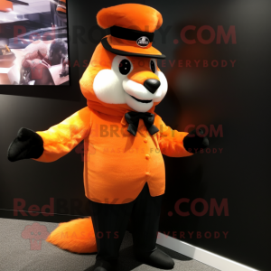 Orange Skunk mascotte...