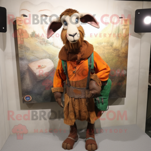 Rust Goat mascotte kostuum...