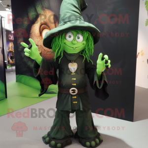 Forest Green Witch maskot...