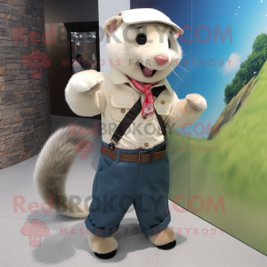  Ferret mascotte kostuum...