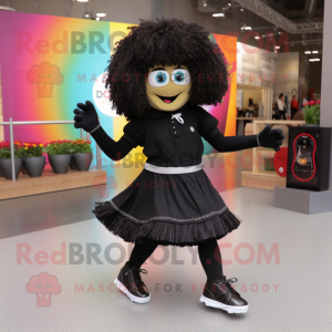 Sorte irske dansesko maskot...