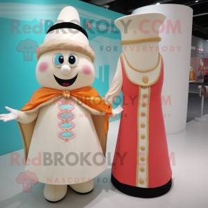 Postać w kostiumie maskotki...