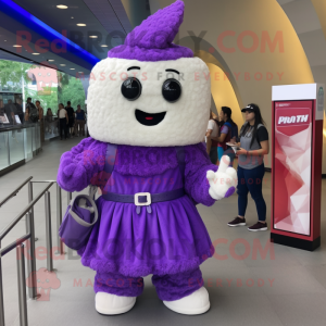 Purple Pop Corn mascotte...